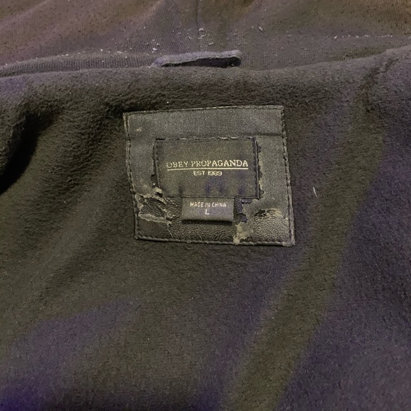 OBEY Leather Jacket - Picture 5 of 8